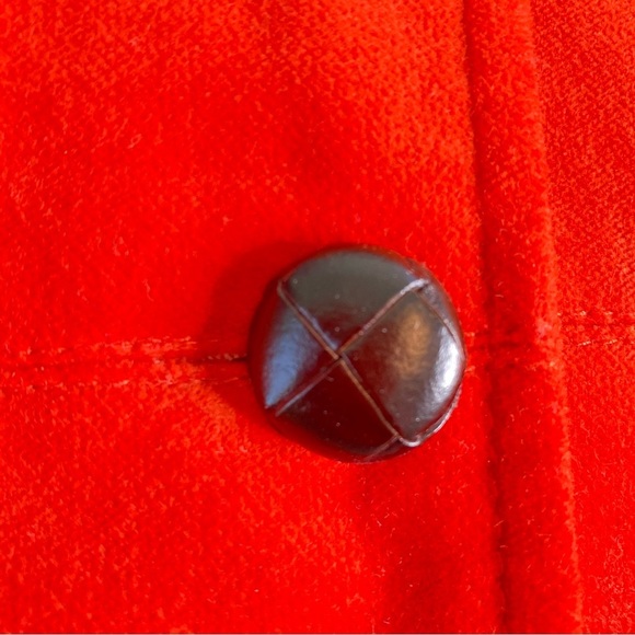 Talbots Velvet Three Button Peplum Blazer Jacket Burnt Orange (Size 16P) NWOT - Picture 9 of 12